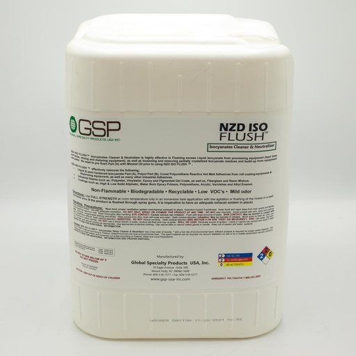 [D-W359585-P] NZD ISO FLUSH - 5 GAL